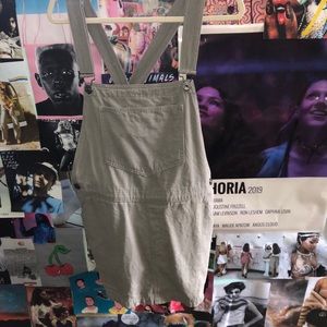 Urban Outfitters green overall dress